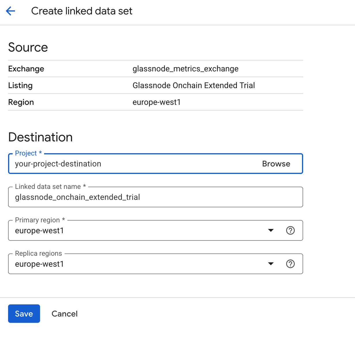 Google Marketplace entry