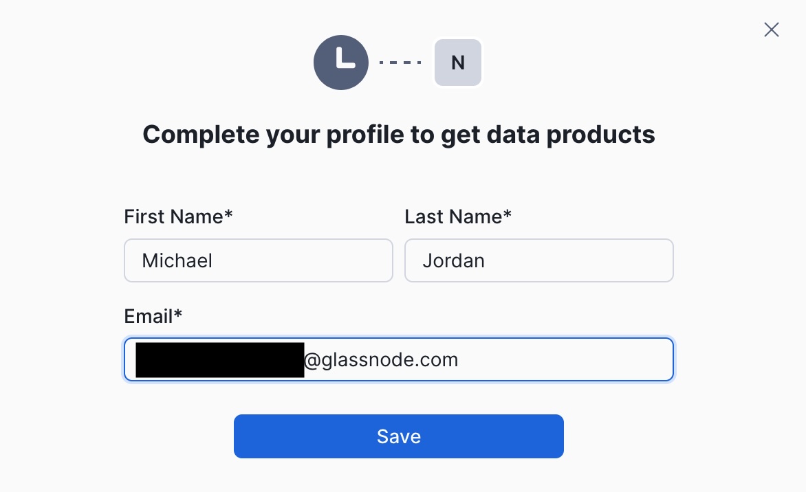 Personal data form
